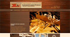 Desktop Screenshot of leachmanlumber.com
